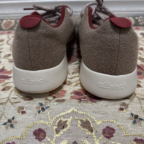 Allbirds Wool Runners Men’s Pink Blush Wool Washable Athletic Sneakers Size 11 - Picture 4 of 7
